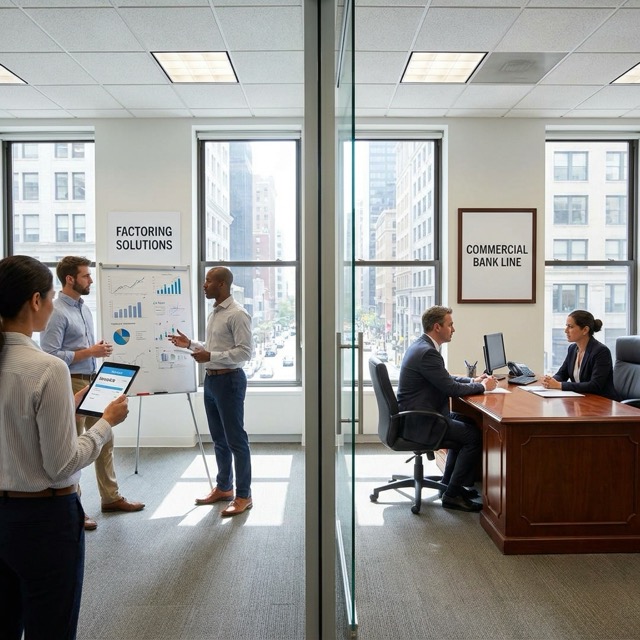 staffing factoring vs bank line Oregon - comparison for growing staffing firms