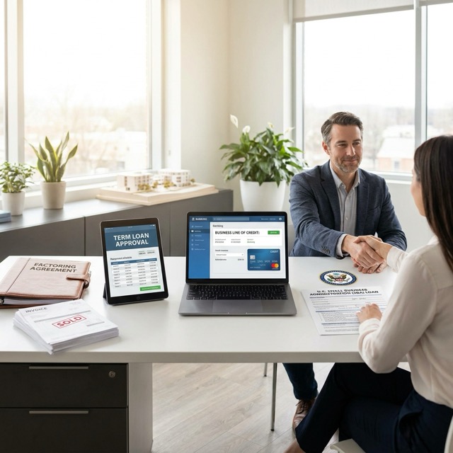 working capital options Oregon - factoring, term loan, line of credit, SBA loan