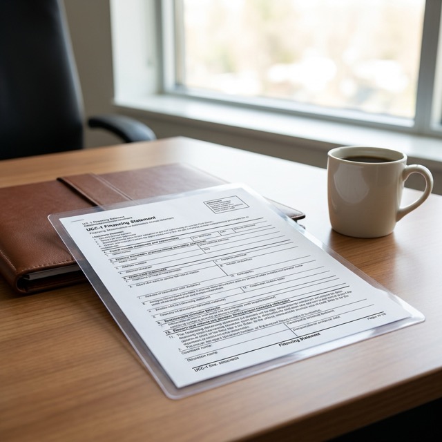 UCC-1 financing statement Texas - public notice of security interest